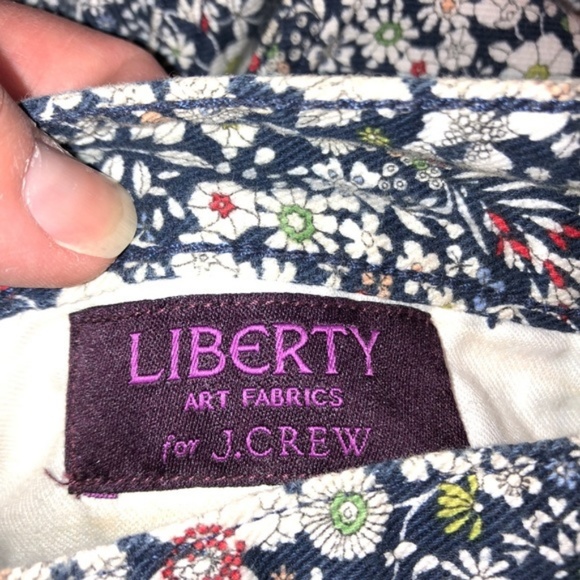 J Crew Liberty TOOTHPICK Floral Meadow 27 - Picture 7 of 8
